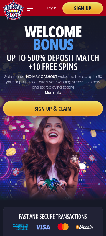 All Star Slots mobile screenshot